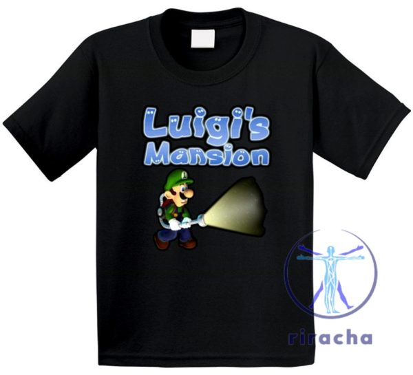 Luigis Mansion Super Mario Cool Fun T Shirt Sweatshirt Hoodie Gift For Super Mario Fan Gift For Men Women Daughter Son Unique Tee Christmas Gifts riracha 7