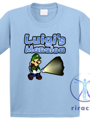 Luigis Mansion Super Mario Cool Fun T Shirt Sweatshirt Hoodie Gift For Super Mario Fan Gift For Men Women Daughter Son Unique Tee Christmas Gifts riracha 8