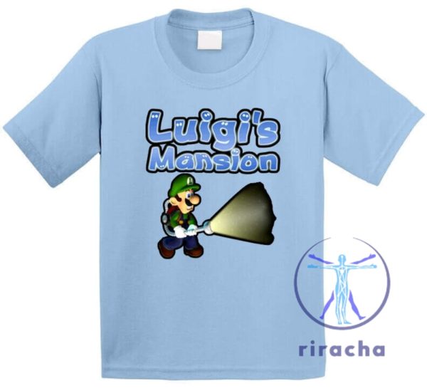 Luigis Mansion Super Mario Cool Fun T Shirt Sweatshirt Hoodie Gift For Super Mario Fan Gift For Men Women Daughter Son Unique Tee Christmas Gifts riracha 8