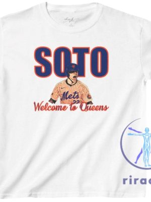 New York Mets Juan Soto Baseball Welcome To Queens T Shirt Hoodie Sweatshirt Gift For Fans Apparel Tee Gifts Tshirt Unqiue riracha 3