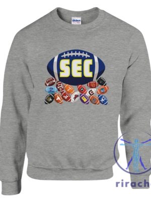 Sec Football Southeastern Conference Shirt Hoodie Sweatshirt Unisex Crewneck Gift For Fan Men Women Unique riracha 2