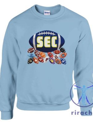 Sec Football Southeastern Conference Shirt Hoodie Sweatshirt Unisex Crewneck Gift For Fan Men Women Unique riracha 5