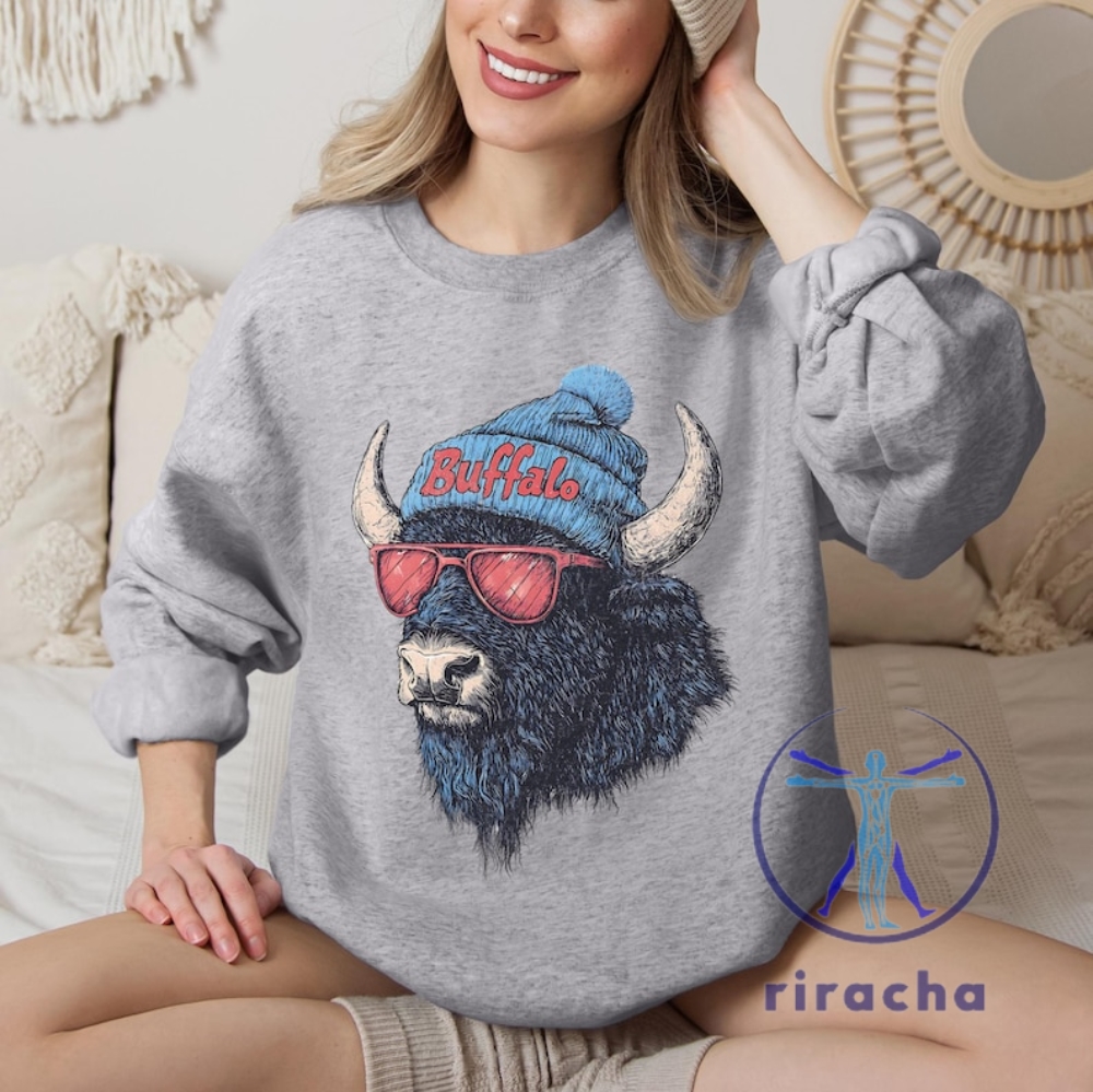 Buffalo Bills Crewneck Sweatshirt T Shirt Hoodie Vintage Fan Gifts for Game Day Trendy Sports Apparel Unisex Buffalo Buffalo Bills Sweatshirts 