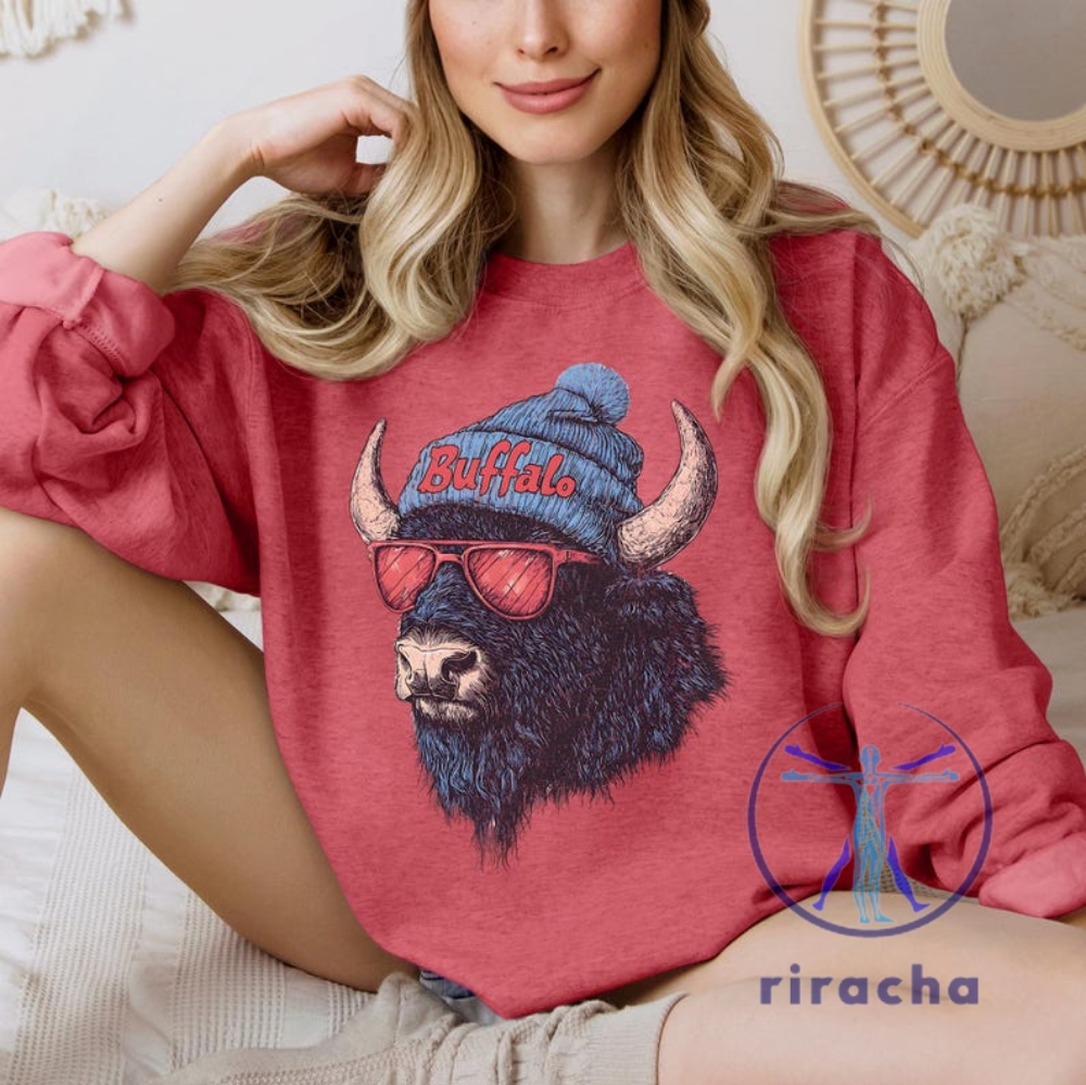Buffalo Bills Crewneck Sweatshirt T Shirt Hoodie Vintage Fan Gifts for Game Day Trendy Sports Apparel Unisex Buffalo Buffalo Bills Sweatshirts 