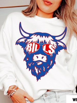 Buffalo Bills Football Sweatshirt T Shirt Hoodie Buffalo Bills Crewneck Vintage Style Buffalo Sweatshirts Buffalo Football Sweater Josh Allen Tee riracha 3