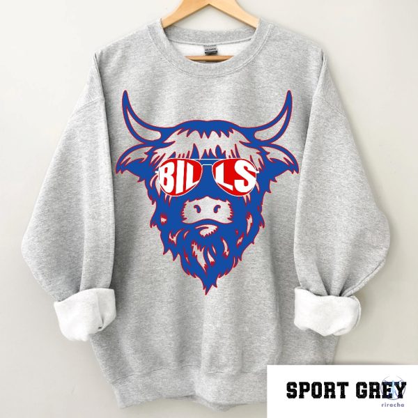 Buffalo Bills Football Sweatshirt T Shirt Hoodie Buffalo Bills Crewneck Vintage Style Buffalo Sweatshirts Buffalo Football Sweater Josh Allen Tee riracha 4