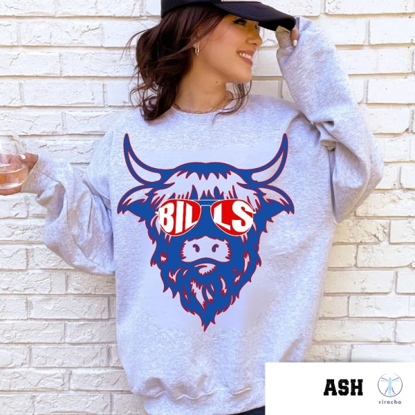 Buffalo Bills Football Sweatshirt T Shirt Hoodie Buffalo Bills Crewneck Vintage Style Buffalo Sweatshirts Buffalo Football Sweater Josh Allen Tee riracha 6