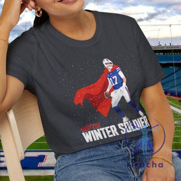 Buffalo Bills Josh Allen The Winter Soldier T Shirt Hoodie Sweatshirt Bills Mafia Shirts Tailgating Apparel Game Day Tee Nfl Fan Gifts For Men Women riracha 10