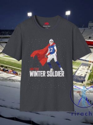 Buffalo Bills Josh Allen The Winter Soldier T Shirt Hoodie Sweatshirt Bills Mafia Shirts Tailgating Apparel Game Day Tee Nfl Fan Gifts For Men Women riracha 2