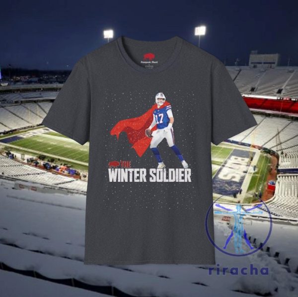 Buffalo Bills Josh Allen The Winter Soldier T Shirt Hoodie Sweatshirt Bills Mafia Shirts Tailgating Apparel Game Day Tee Nfl Fan Gifts For Men Women riracha 2