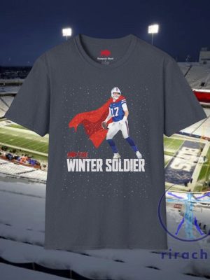 Buffalo Bills Josh Allen The Winter Soldier T Shirt Hoodie Sweatshirt Bills Mafia Shirts Tailgating Apparel Game Day Tee Nfl Fan Gifts For Men Women riracha 3