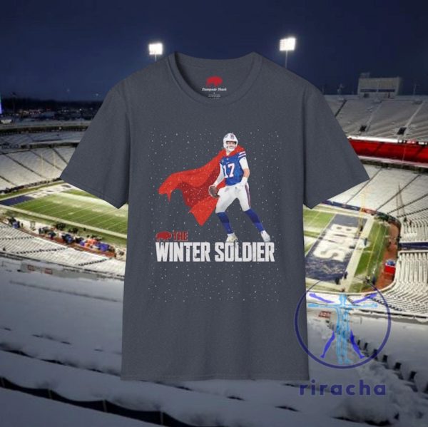 Buffalo Bills Josh Allen The Winter Soldier T Shirt Hoodie Sweatshirt Bills Mafia Shirts Tailgating Apparel Game Day Tee Nfl Fan Gifts For Men Women riracha 3