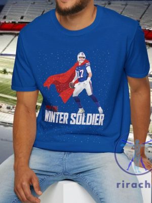 Buffalo Bills Josh Allen The Winter Soldier T Shirt Hoodie Sweatshirt Bills Mafia Shirts Tailgating Apparel Game Day Tee Nfl Fan Gifts For Men Women riracha 5