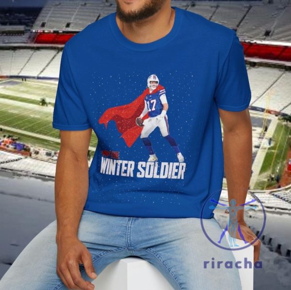 Buffalo Bills Josh Allen The Winter Soldier T Shirt Hoodie Sweatshirt Bills Mafia Shirts Tailgating Apparel Game Day Tee Nfl Fan Gifts For Men Women riracha 5