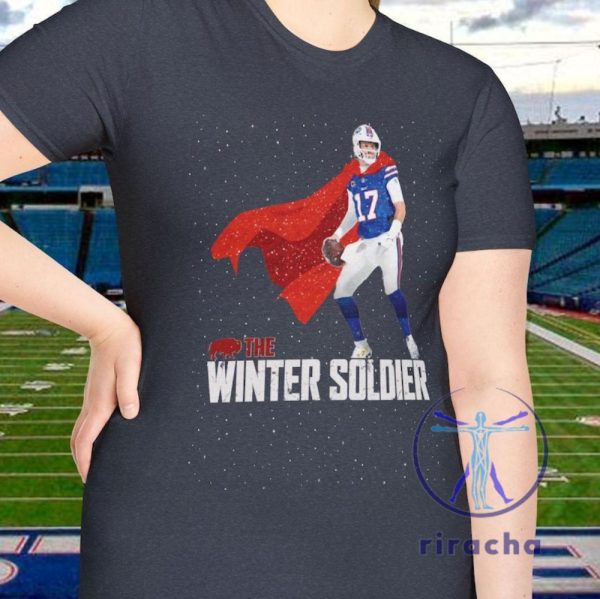 Buffalo Bills Josh Allen The Winter Soldier T Shirt Hoodie Sweatshirt Bills Mafia Shirts Tailgating Apparel Game Day Tee Nfl Fan Gifts For Men Women riracha 6