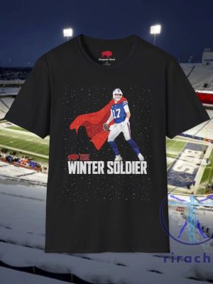 Buffalo Bills Josh Allen The Winter Soldier T Shirt Hoodie Sweatshirt Bills Mafia Shirts Tailgating Apparel Game Day Tee Nfl Fan Gifts For Men Women riracha 8