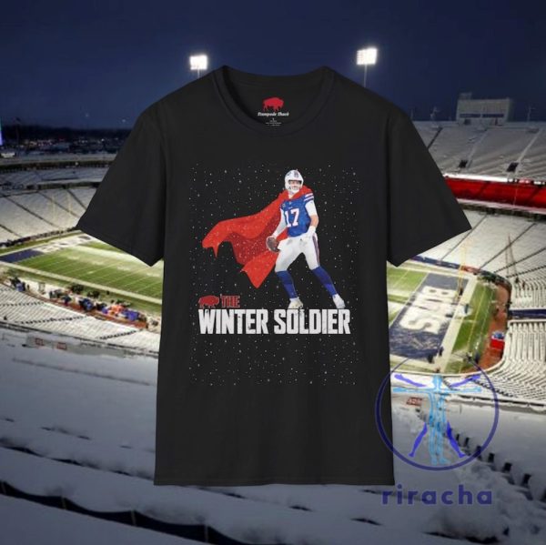 Buffalo Bills Josh Allen The Winter Soldier T Shirt Hoodie Sweatshirt Bills Mafia Shirts Tailgating Apparel Game Day Tee Nfl Fan Gifts For Men Women riracha 8