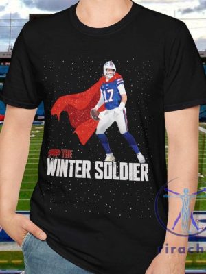 Buffalo Bills Josh Allen The Winter Soldier T Shirt Hoodie Sweatshirt Bills Mafia Shirts Tailgating Apparel Game Day Tee Nfl Fan Gifts For Men Women riracha 9