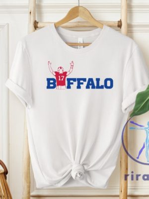 Buffalo Bills Josh Allen 17 Sweatshirt Hoodie T Shirt Football Shirts Afc East Gifts For Bills Fans Buffalo Crewneck Nfl Tshirt Number 17 Unique riracha 3