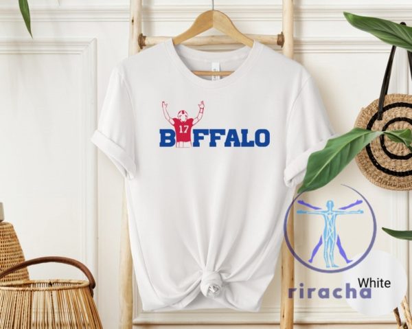 Buffalo Bills Josh Allen 17 Sweatshirt Hoodie T Shirt Football Shirts Afc East Gifts For Bills Fans Buffalo Crewneck Nfl Tshirt Number 17 Unique riracha 3