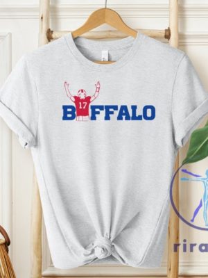 Buffalo Bills Josh Allen 17 Sweatshirt Hoodie T Shirt Football Shirts Afc East Gifts For Bills Fans Buffalo Crewneck Nfl Tshirt Number 17 Unique riracha 4