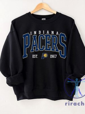 Indiana Pacers Basketball Shirt Hoodie Sweatshirt Indiana Basketball Sweatshirts Crewneck Gift For Fan Men Women Birthday Gifts Retro Unique riracha 2