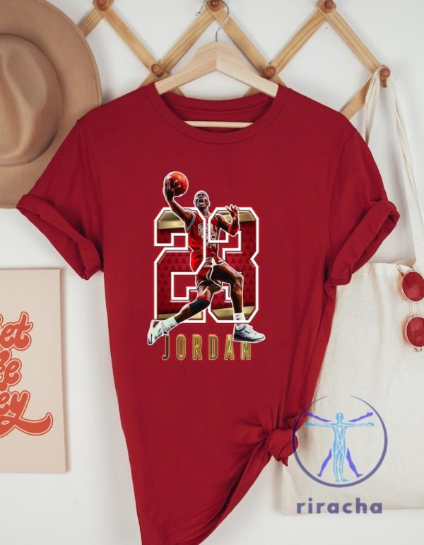 Vintage Chicago Bulls Michael Jordan 23 Shirt Hoodie Sweatshirt Mj 23 Tshirt Custom Vintage Nba Gifts For Fan Tee Men Women Birthday Unique riracha 1