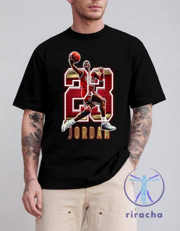 Vintage Chicago Bulls Michael Jordan 23 Shirt Hoodie Sweatshirt Mj 23 Tshirt Custom Vintage Nba Gifts For Fan Tee Men Women Birthday Unique riracha 3