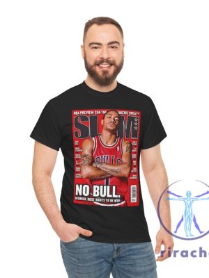 Derrick Rose Chicago Bulls Nba Slam Cover Tee Shirt Hoodie Sweatshirt Tee Gifts For Fan Men Women Birthday Gift Shirt Unique For Daughter Son riracha 2