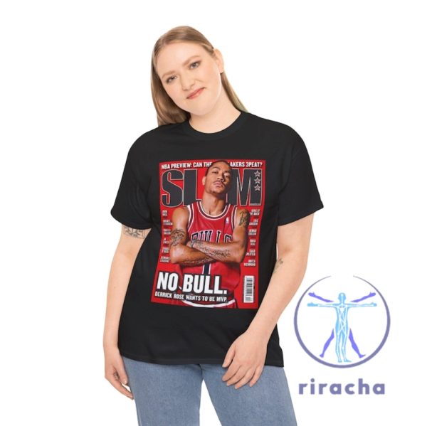 Derrick Rose Chicago Bulls Nba Slam Cover Tee Shirt Hoodie Sweatshirt Tee Gifts For Fan Men Women Birthday Gift Shirt Unique For Daughter Son riracha 6