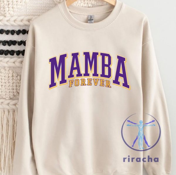 Mamba Forever Shirt Hoodie Sweatshirt Kobe Bryant Unique Shirts Gift For Fan Basketball Lover Sweatshirts Hoodies Tee Birthday Gifts riracha 1