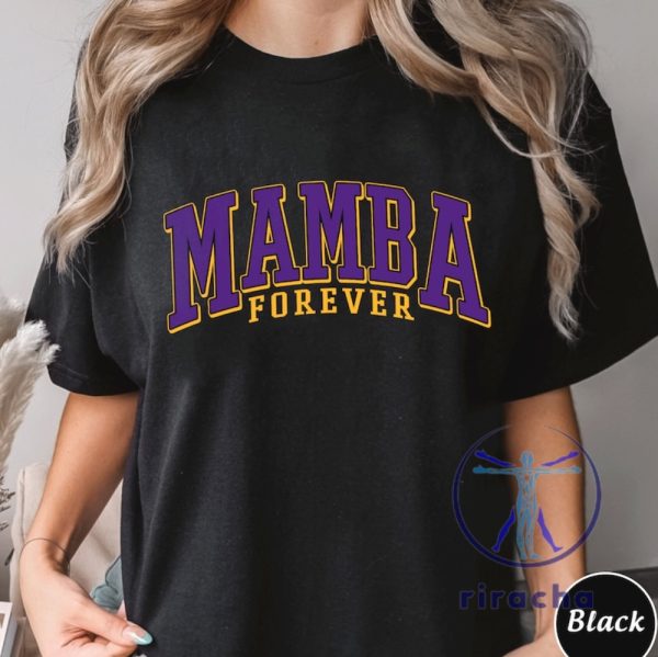 Mamba Forever Shirt Hoodie Sweatshirt Kobe Bryant Unique Shirts Gift For Fan Basketball Lover Sweatshirts Hoodies Tee Birthday Gifts riracha 3