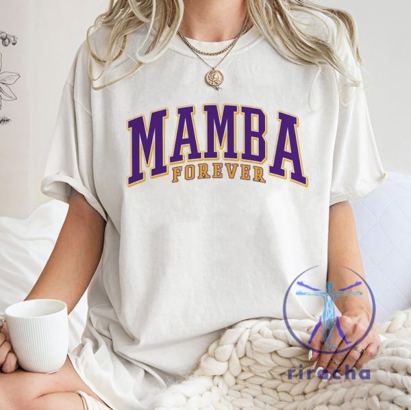 Mamba Forever Shirt Hoodie Sweatshirt Kobe Bryant Unique Shirts Gift For Fan Basketball Lover Sweatshirts Hoodies Tee Birthday Gifts riracha 4