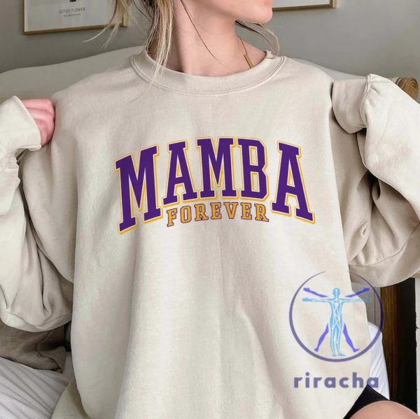 Mamba Forever Shirt Hoodie Sweatshirt Kobe Bryant Unique Shirts Gift For Fan Basketball Lover Sweatshirts Hoodies Tee Birthday Gifts riracha 5