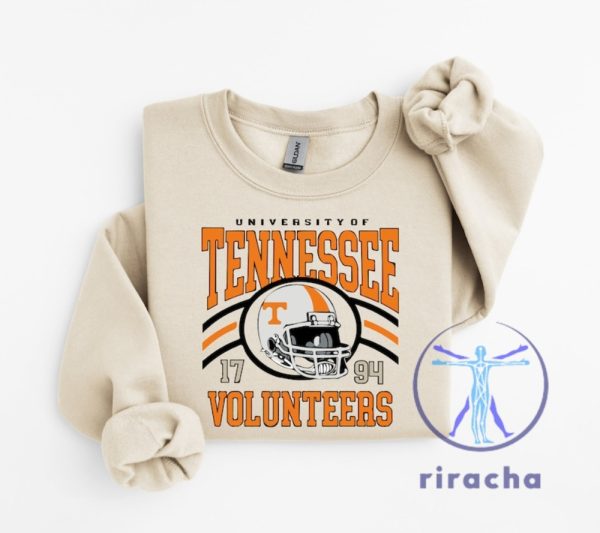 Tennessee Volunteers Football Sweatshirt Hoodie Shirt University Of Tennessee Shirts Vintage Tennessee Vols Sweater Gifts For Fan Men Women Retro riracha 2