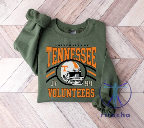 Tennessee Volunteers Football Sweatshirt Hoodie Shirt University Of Tennessee Shirts Vintage Tennessee Vols Sweater Gifts For Fan Men Women Retro riracha 5