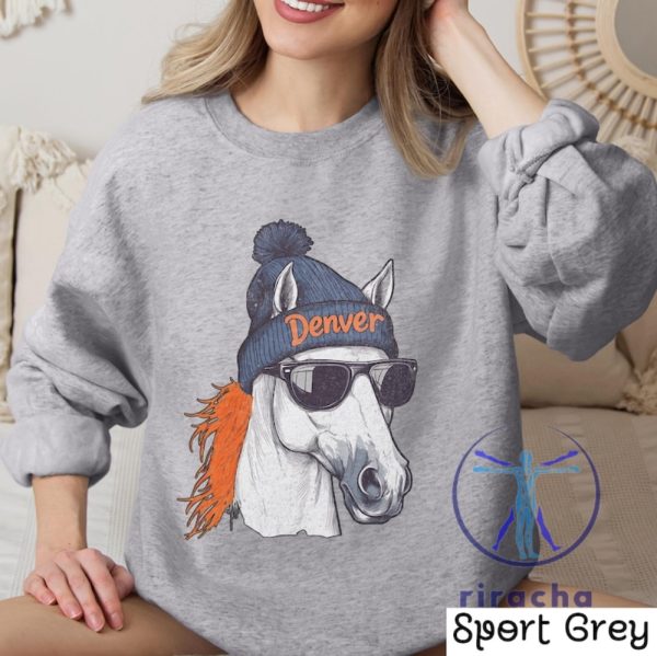 Denver Broncos Crewneck Sweatshirt Hoodie T Shirt Vintage Gifts For Fan Men Women Apparel Game Day Gift Unisex Denver Sweatshirts Tshirt Unique riracha 2