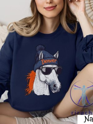 Denver Broncos Crewneck Sweatshirt Hoodie T Shirt Vintage Gifts For Fan Men Women Apparel Game Day Gift Unisex Denver Sweatshirts Tshirt Unique riracha 3