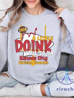 Kansas City Chiefs Football Division Champs Doink For The Division Sweatshirt Hoodie T Shirt Fan Gift Nfl Team Apparel Gifts For Fans Men Women riracha 9