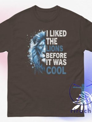 Detroit Lions I Liked The Lions Before It Was Cool T Shirt Hoodie Sweatshirt Gear Tee Gifts For Lions Fan Unisex Tee Game Day Men Women Unique riracha 3