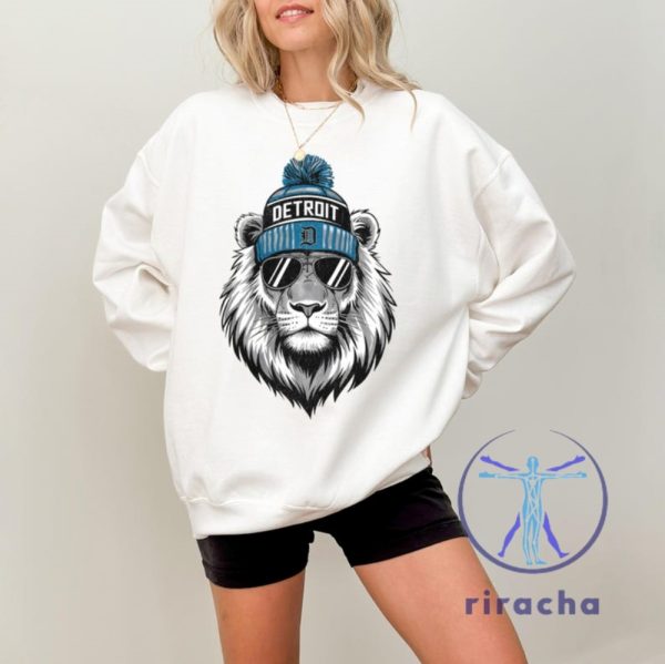 Detroit Lions Football Crewneck Sweatshirt Hoodie T Shirt Vintage Gifts For Fan Apparel Game Day Gift Unisex Men Women Unique riracha 2