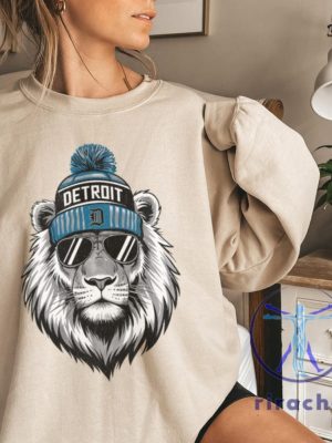 Detroit Lions Football Crewneck Sweatshirt Hoodie T Shirt Vintage Gifts For Fan Apparel Game Day Gift Unisex Men Women Unique riracha 3