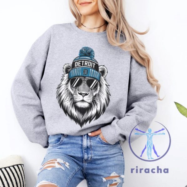 Detroit Lions Football Crewneck Sweatshirt Hoodie T Shirt Vintage Gifts For Fan Apparel Game Day Gift Unisex Men Women Unique riracha 5