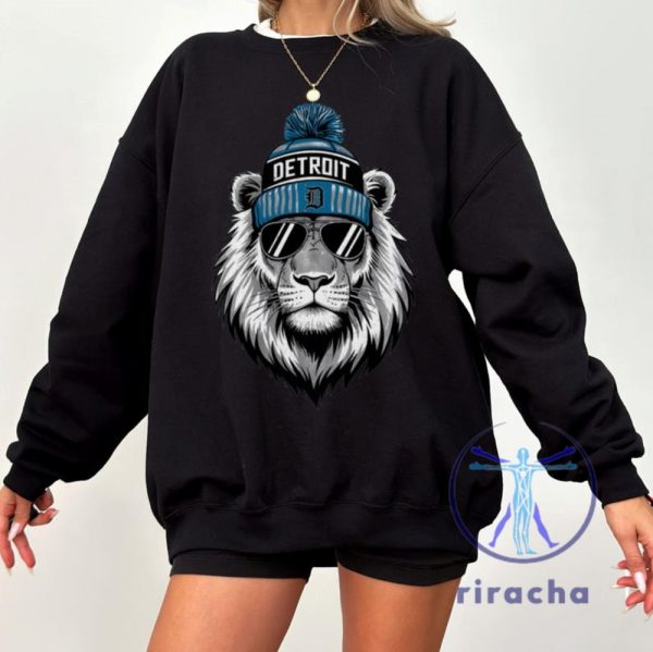 Detroit Lions Football Crewneck Sweatshirt Hoodie T Shirt Vintage Gifts For Fan Apparel Game Day Gift Unisex Men Women Unique riracha 7