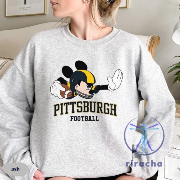 Disney Mickey Mouse Pittsburgh Steelers Football Sweatshirt Hoodie Shirt Game Day Apparel For Fans Men Women Unisex Shirts Tshirt Unique riracha 3