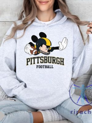 Disney Mickey Mouse Pittsburgh Steelers Football Sweatshirt Hoodie Shirt Game Day Apparel For Fans Men Women Unisex Shirts Tshirt Unique riracha 5