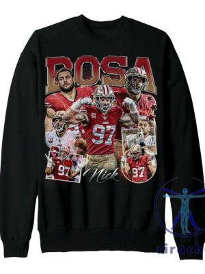 San Francisco 49Ers Nick Bosa Shirt Hoodie Sweatshirt Vintage Tee Football 90S Bootleg Gift Fan Unisex Shirts Gifts For Men Women Unique riracha 3