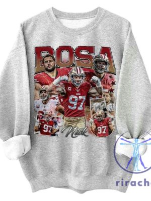 San Francisco 49Ers Nick Bosa Shirt Hoodie Sweatshirt Vintage Tee Football 90S Bootleg Gift Fan Unisex Shirts Gifts For Men Women Unique riracha 4