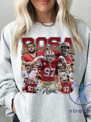 San Francisco 49Ers Nick Bosa Shirt Hoodie Sweatshirt Vintage Tee Football 90S Bootleg Gift Fan Unisex Shirts Gifts For Men Women Unique riracha 6