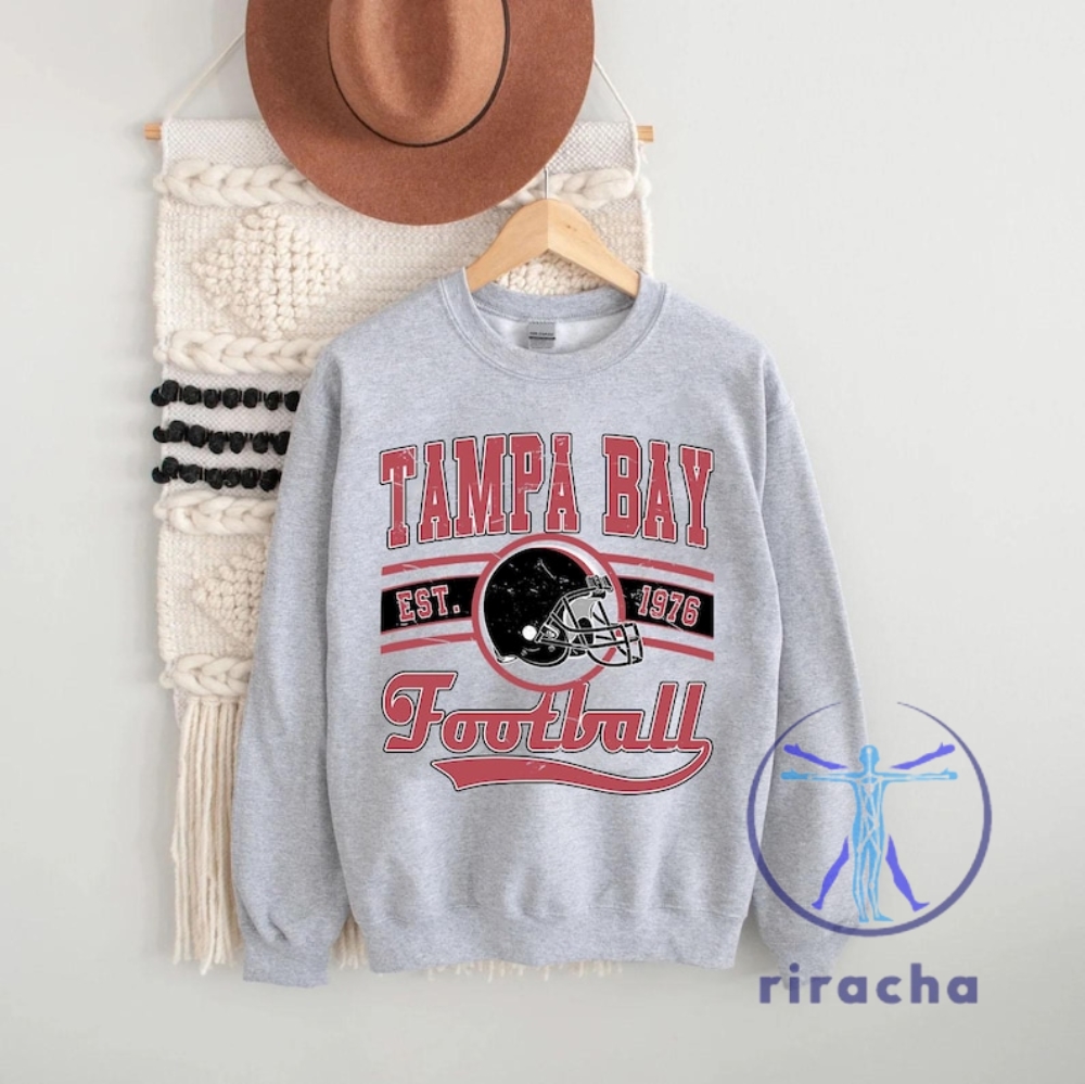 Vintage Tampa Bay Buccaneers Shirt Hoodie Sweatshirt Retro Gift For Football Fan Sport Men Women Tee Shirts Tshirt Birthday Christmas Unique